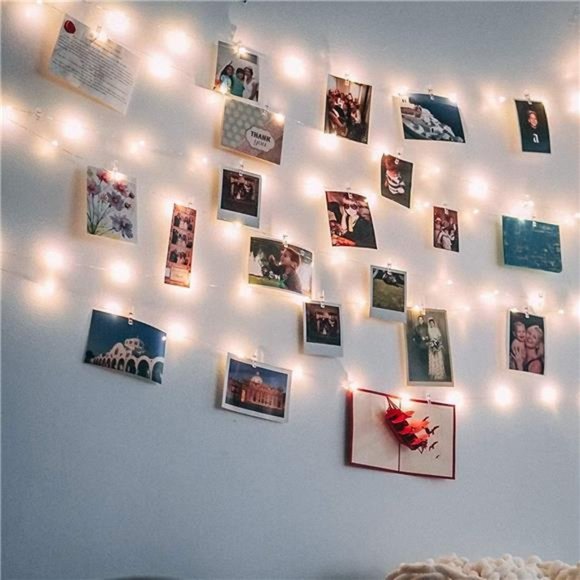 Photo Hanging Clips String, 50 LED Photo Clips String Lights 17ft Photo String - Picture 4 of 6